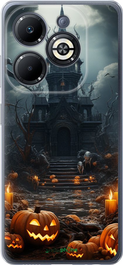 Силіконовий чехол Похмурий будинок для Infinix Smart 8 Plus - 5655u-3677 изображение 