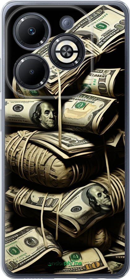 Силіконовий чехол Великі гроші для Infinix Smart 8 Plus - 5666u-3677 изображение 