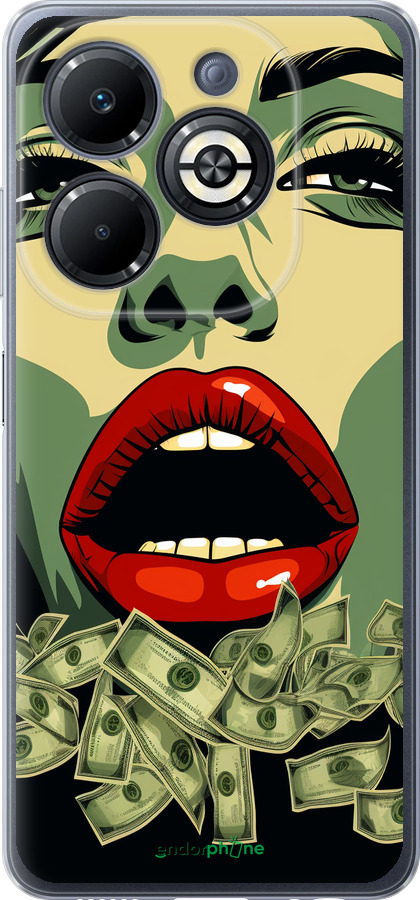 Силіконовий чехол Великі гроші 2 для Infinix Smart 8 Plus - 5668u-3677 изображение 