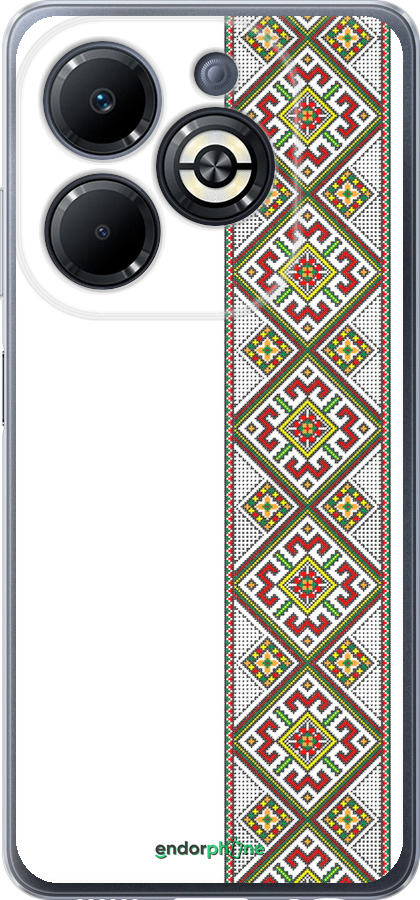 Силиконовый чехол Вышиванка 8 для Infinix Smart 8 Plus - 574u-3677 изображение 