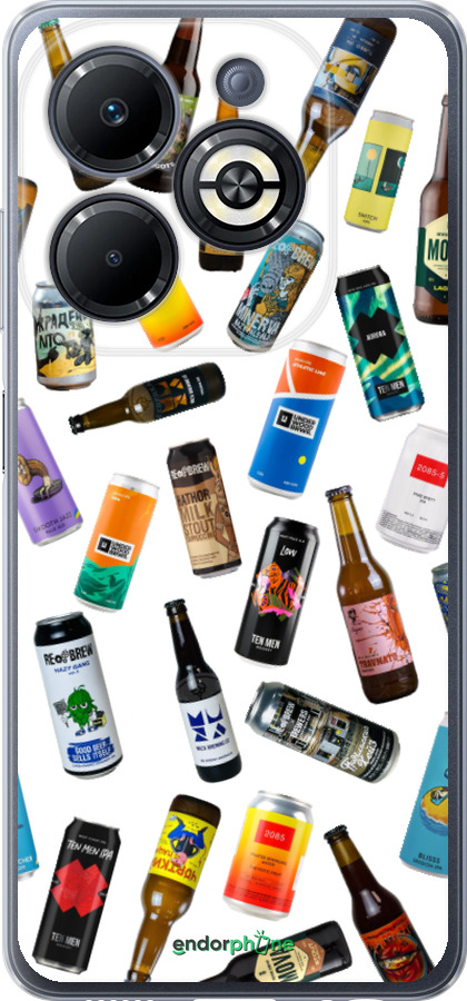 Силіконовий чехол Броварні UA для Infinix Smart 8 Plus - 5877u-3677 изображение 