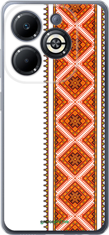 Силиконовый чехол Вышиванка 25 для Infinix Smart 8 Plus - 593u-3677 изображение 