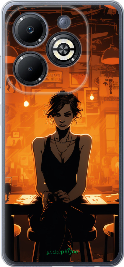 Силиконовый чехол Чехол для телефона для Infinix Smart 8 Plus - 5948u-3677 изображение 