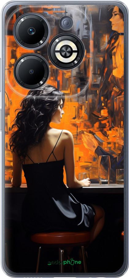 Силиконовый чехол Чехол для телефона для Infinix Smart 8 Plus - 5962u-3677 изображение 