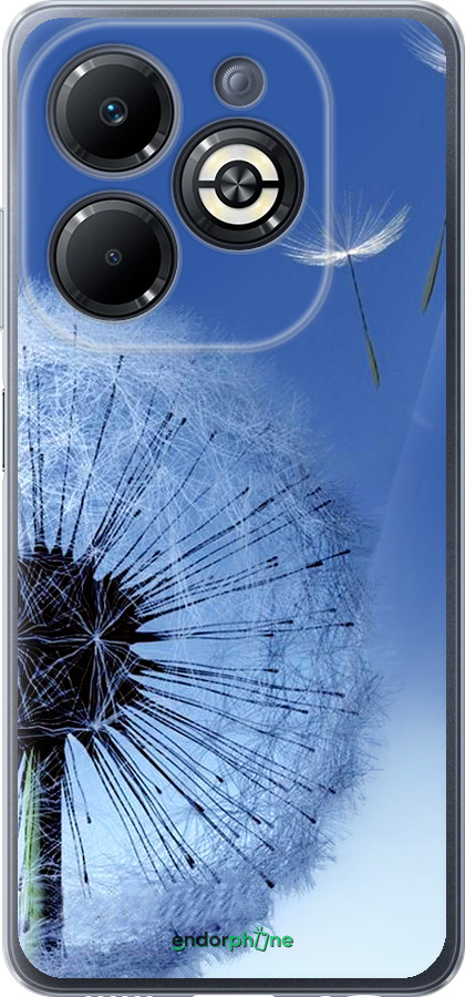 Силиконовый чехол Одуванчик для Infinix Smart 8 Plus - 6005u-3677 изображение 