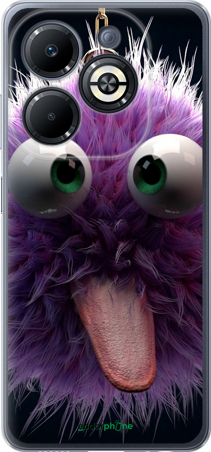 Силиконовый чехол Пушистик для Infinix Smart 8 Plus - 6017u-3677 изображение 