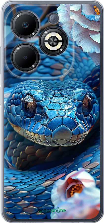 Силіконовий чехол Blue Snake для Infinix Smart 8 Plus - 6079u-3677 изображение 