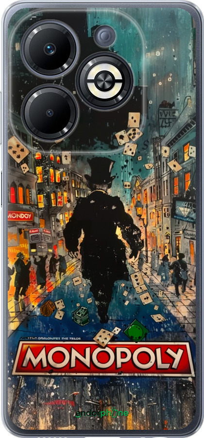 Силиконовый чехол Метрополис игры для Infinix Smart 8 Plus - 6085u-3677 изображение 