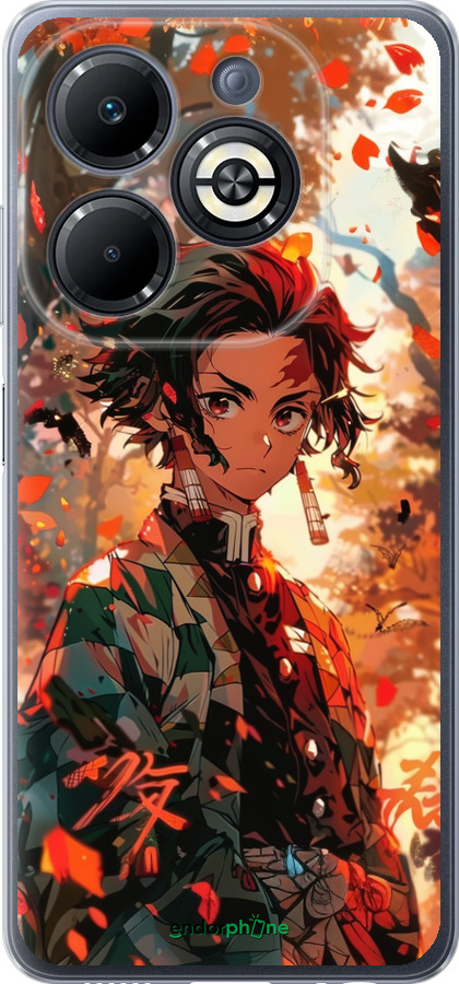 Силиконовый чехол Tanjiro для Infinix Smart 8 Plus - 6130u-3677 изображение 