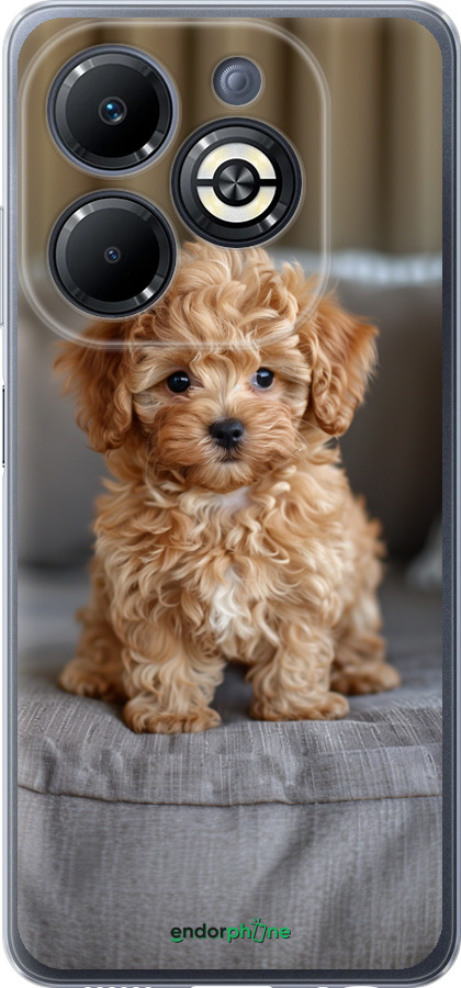 Силіконовий чехол Mini-maltipoo для Infinix Smart 8 Plus - 6158u-3677 изображение 