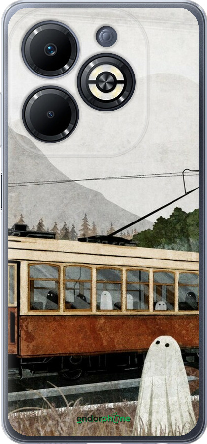 Силиконовый чехол Призрак 2 для Infinix Smart 8 Plus - 6247u-3677 изображение 