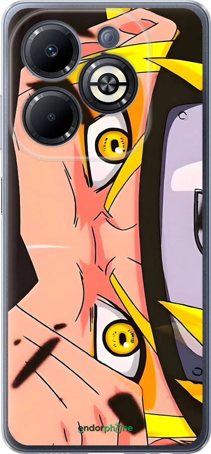 Силиконовый чехол Наруто 2 для Infinix Smart 8 Plus - 6297u-3677 изображение 