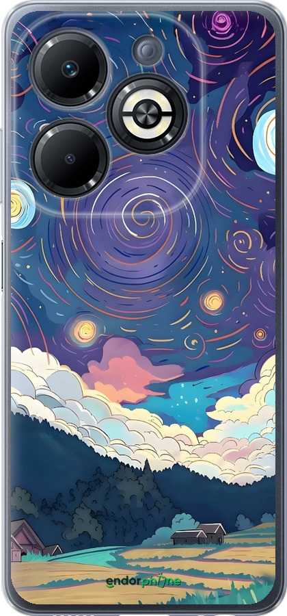 Силіконовий чехол Креативний арт для Infinix Smart 8 Plus - 6322u-3677 изображение 