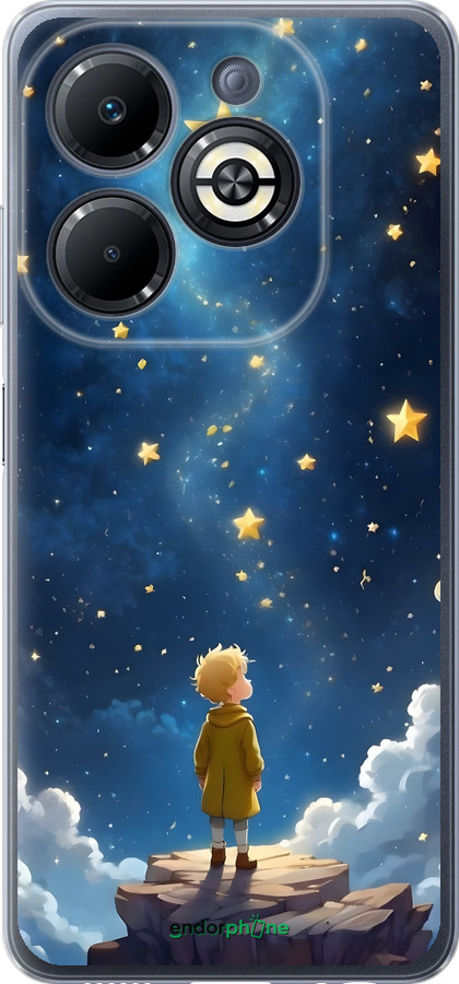 Силіконовий чехол Маленький принц для Infinix Smart 8 Plus - 6326u-3677 изображение 