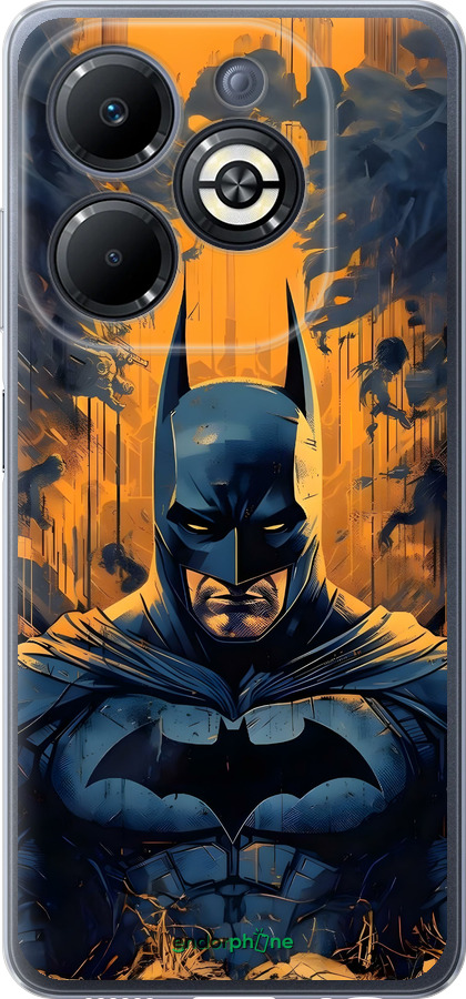 Силиконовый чехол Бэтмен для Infinix Smart 8 Plus - 6335u-3677 изображение 