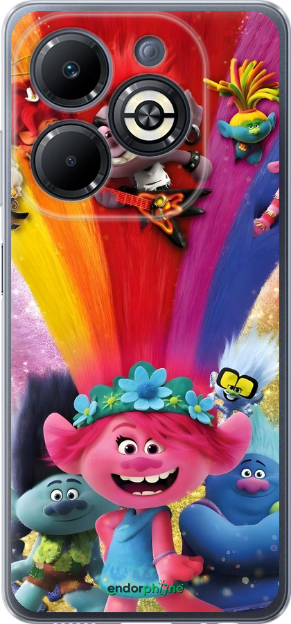 Силиконовый чехол Троли для Infinix Smart 8 Plus - 6343u-3677 изображение 