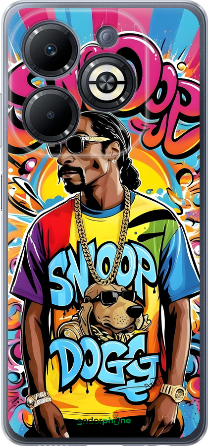 Силиконовый чехол Снуп дог для Infinix Smart 8 Plus - 6348u-3677 изображение 