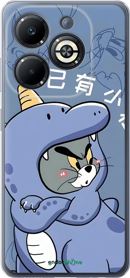 Силіконовий чехол Том і джеррі 1 для Infinix Smart 8 Plus - 6358u-3677 изображение 