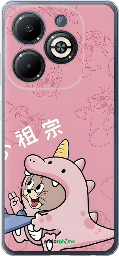 Силиконовый чехол Том и джерри 2 для Infinix Smart 8 Plus - 6359u-3677 изображение 