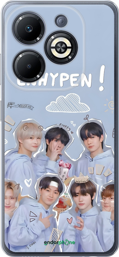 Силиконовый чехол Энхайпен для Infinix Smart 8 Plus - 6362u-3677 изображение 