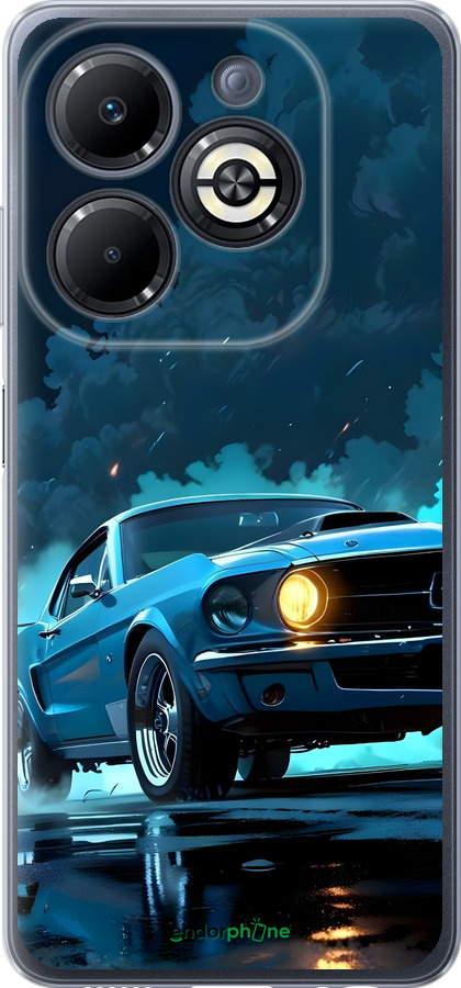 Силиконовый чехол Форд мустанг для Infinix Smart 8 Plus - 6374u-3677 изображение 