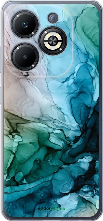 Силиконовый чехол С красочной абстрактной картиной Соленые берега для Infinix Smart 8 Plus - 6405u-3677 изображение 