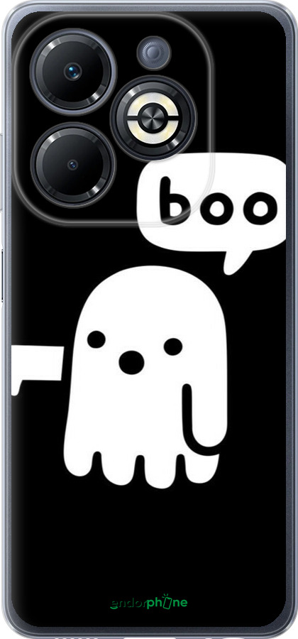 Силиконовый чехол Призрак Неодобрения для Infinix Smart 8 Plus - 6431u-3677 изображение 