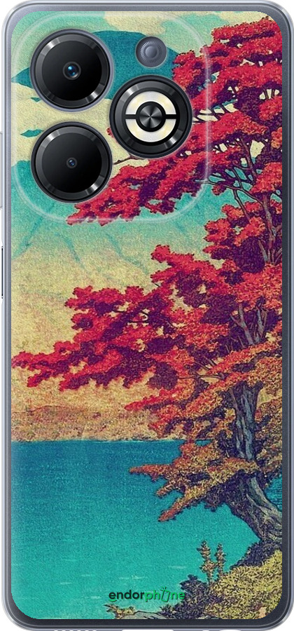 Силиконовый чехол С изображением природы для Infinix Smart 8 Plus - 6469u-3677 изображение 