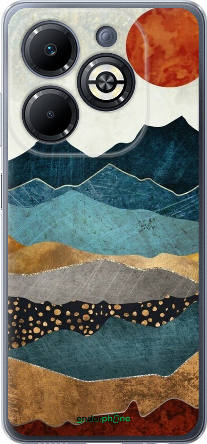 Силиконовый чехол Янтарный закат для Infinix Smart 8 Plus - 6475u-3677 изображение 