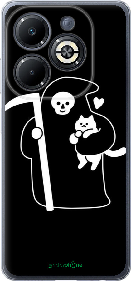 Силиконовый чехол С изображением Кошек для Infinix Smart 8 Plus - 6485u-3677 изображение 