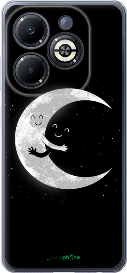 Силиконовый чехол Лунные объятия для Infinix Smart 8 Plus - 6508u-3677 изображение 