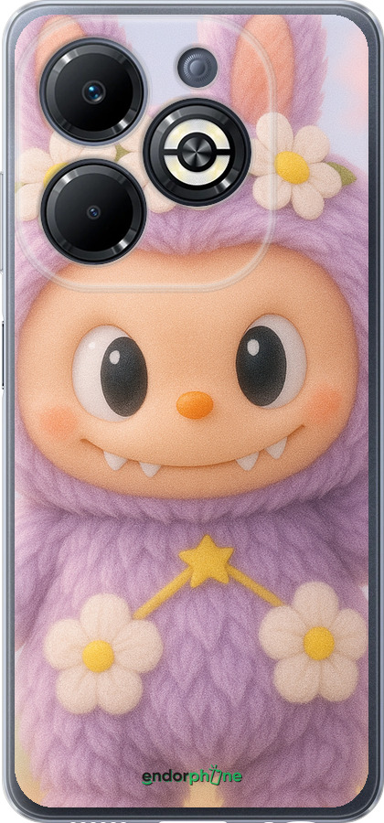 Силіконовий чехол Лабубу 1 для Infinix Smart 8 Plus - 6709u-3677 изображение 