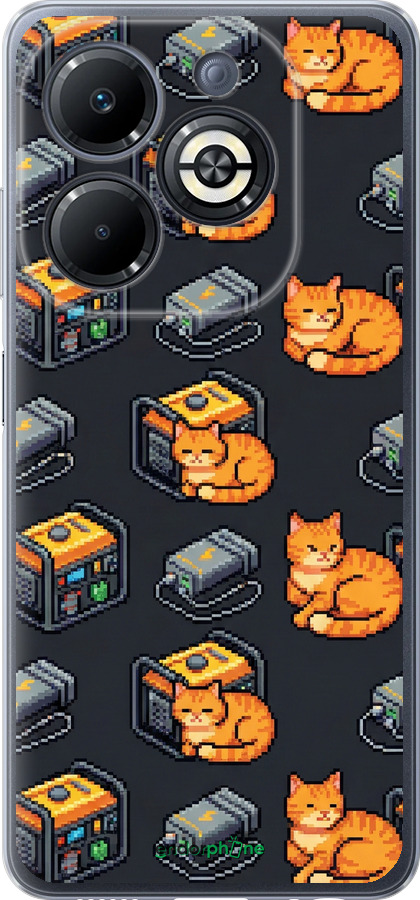 Силиконовый чехол Autonomous Zone для Infinix Smart 8 Plus - 6771u-3677 изображение 