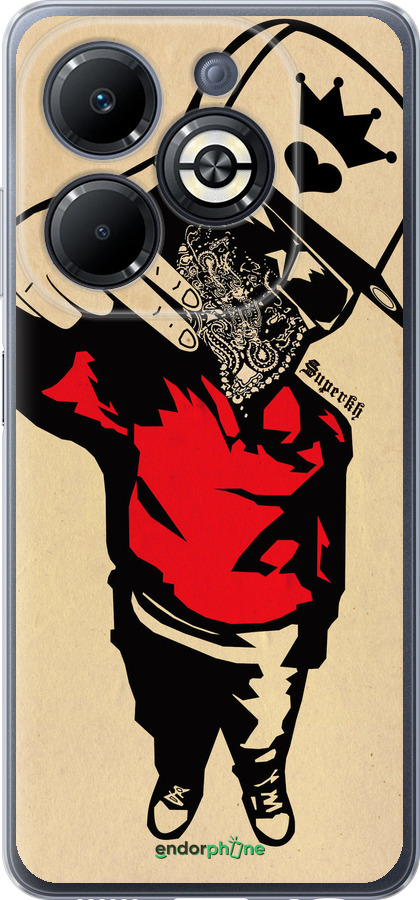 Силиконовый чехол Swag. Super для Infinix Smart 8 Plus - 808u-3677 изображение 