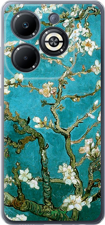 Силиконовый чехол Винсент Ван Гог. Сакура для Infinix Smart 8 Plus - 841u-3677 изображение 