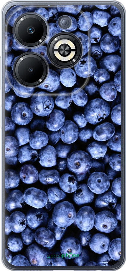 Силиконовый чехол Черника для Infinix Smart 8 Plus - 851u-3677 изображение 
