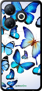 TPU чехол Бабочки для Infinix Smart 8 - 6023b-3431 изображение 