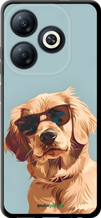 TPU чехол Пес в очках для Tecno Spark 20c BG7n - 6381b-3627 изображение 