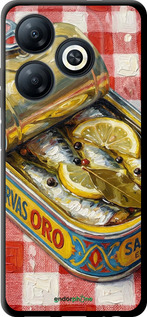 TPU чехол Vintage Sardine Tin Phone для Tecno Spark 20 - 6772b-3435 изображение 