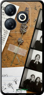 TPU чехол Aesthetic Scrapbook Collage для Infinix Smart 8 - 6773b-3431 изображение 