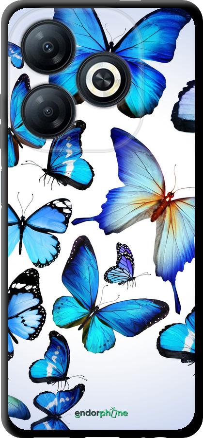TPU чехол Бабочки для Infinix Smart 8 - 6023b-3431 изображение 