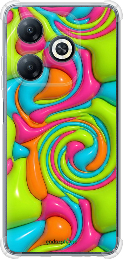 Силикон с усиленными углами чехол Y2K Jelly Dream для Tecno Spark 20 - 6780sp-3435 изображение 