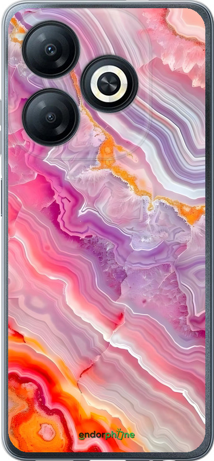 Силіконовий чехол Мрамор 2 для Tecno Spark 20 - 6307u-3435 изображение 