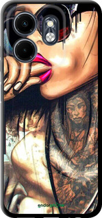 TPU чехол Дівчина в тату для Infinix Smart 9 - 4001b-3809 изображение 