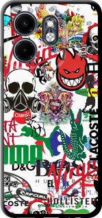 TPU чехол Many different logos для Infinix Smart 9 - 4022b-3809 изображение 