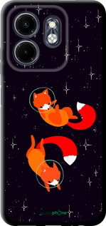 TPU чехол Лисички в космосе для Infinix Smart 9 - 4519b-3809 изображение 