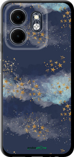 TPU чехол Ночь золотые звезды для Infinix Smart 9 - 5421b-3809 изображение 