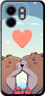 TPU чехол Капибара любовь для Infinix Smart 9 - 6027b-3809 изображение 