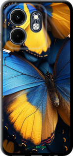 TPU чехол Жовто-блакитні метелики для Infinix Smart 9 - 6046b-3809 изображение 