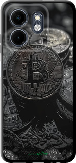 TPU чехол Black Bitcoin для Infinix Smart 9 - 6090b-3809 изображение 